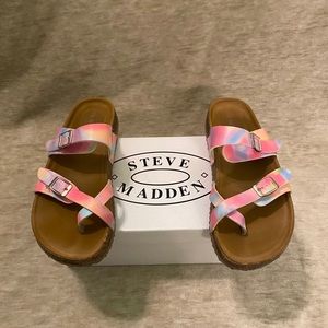Steve Madden multi-color sandal